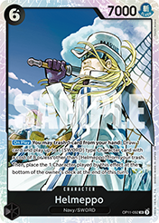 Helmeppo A Fist Of Divine Speed - OP-11 Card List