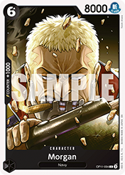 Morgan A Fist Of Divine Speed - OP-11 Card List