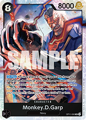 Monkey.D.Garp A Fist Of Divine Speed - OP-11 Card List