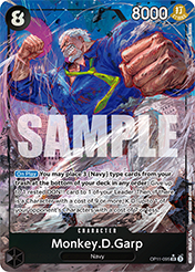 Monkey.D.Garp A Fist Of Divine Speed - OP-11 Card List