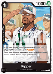 Ripper A Fist Of Divine Speed - OP-11 Card List