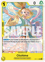 Otohime A Fist Of Divine Speed - OP-11 Card List