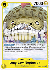 Long-Jaw Neptunian A Fist Of Divine Speed - OP-11 Card List