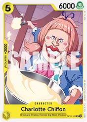 Charlotte Chiffon A Fist Of Divine Speed - OP-11 Card List