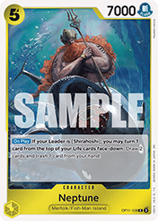Neptune A Fist Of Divine Speed - OP-11 Card List