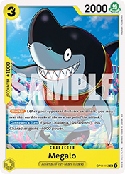 Megalo A Fist Of Divine Speed - OP-11 One Piece Card