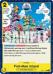 Fish-Man Island A Fist Of Divine Speed - OP-11 Card List