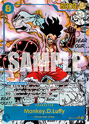 Monkey.D.Luffy A Fist Of Divine Speed - OP-11 Card List