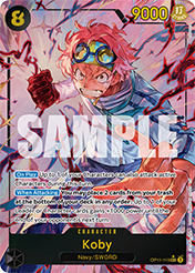 Koby A Fist Of Divine Speed - OP-11 Card List