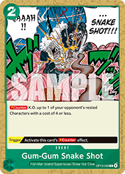 Gum-Gum Snake Shot