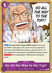 Go All the Way to the Top!!