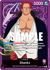 Shanks One Piece Film Edition Starter Deck - ST-05 Card List