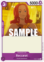 Baccarat One Piece Film Edition Starter Deck - ST-05 Card List