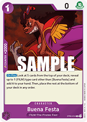 Buena Festa One Piece Film Edition Starter Deck - ST-05 Card List