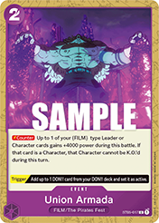 Union Armada One Piece Film Edition Starter Deck - ST-05 Card List